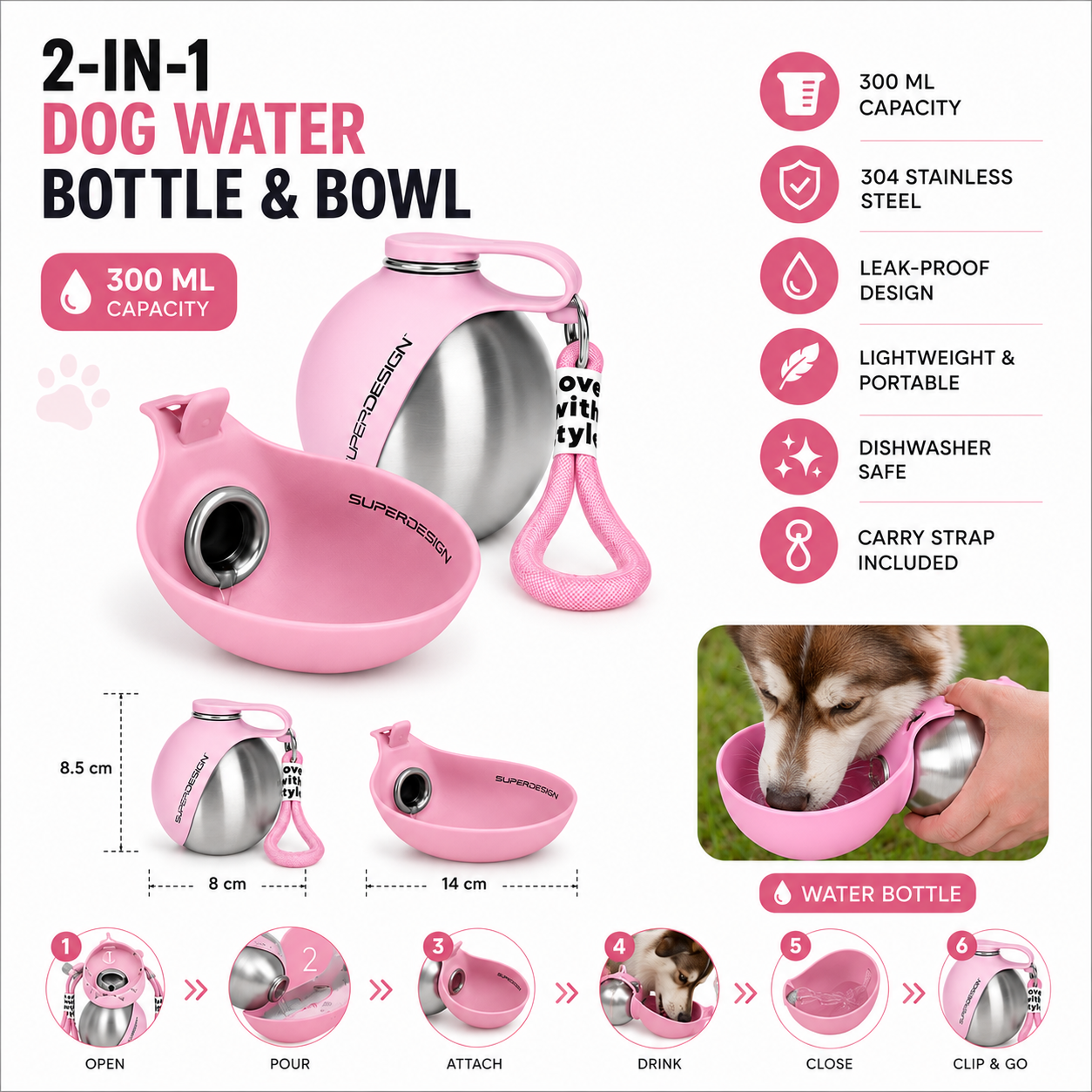 Sip & Go Bottle
